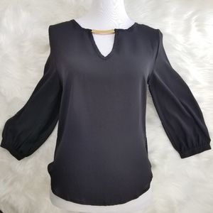 Meraki party top gold low back